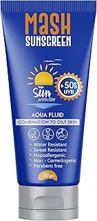كريم واقي شمس سائل اكوا بعامل حماية من الشمس 50+ من ماش، بوزن 60 جم