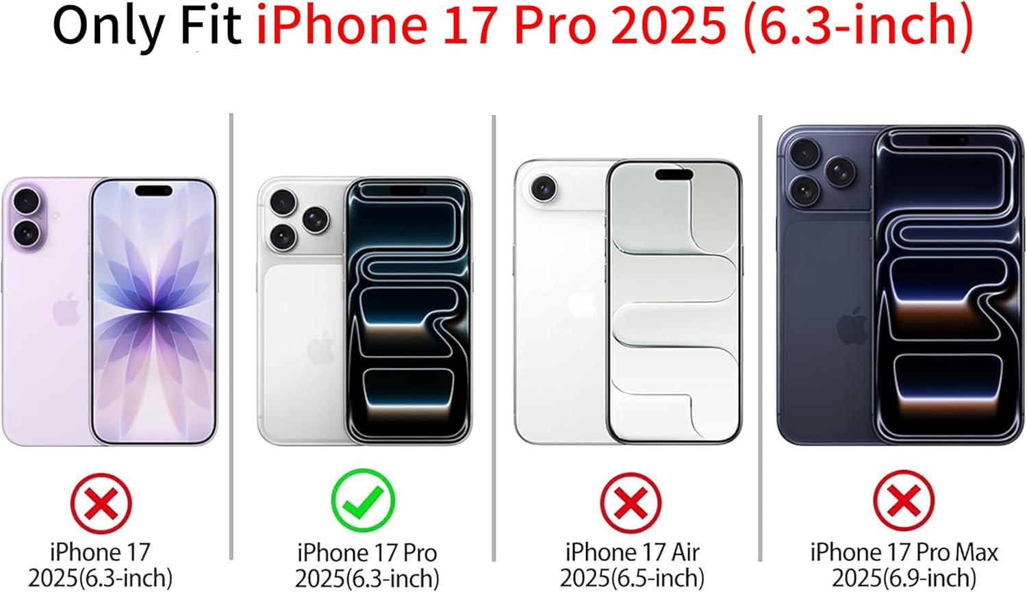 for iPhone 17 Pro Case, Basketball Legend Player Classic Pattern Phone Case, [Full Camera Protection] Soft Silicone Anti-Scratch Shockproof Protective Cover for 17 Pro 6.3" - Image 5