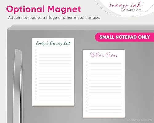 Vista 8 de Personalized Custom Notepad - Office Business Professional Desk Writing Paper - Memo Scratch Legal Pad