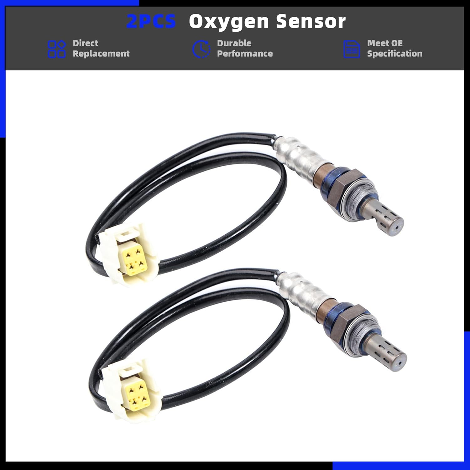 Generic 2PCS 234-4545 Oxygen O2 Sensor Compatible with Dodge Challenger Durango Charger Journey Ram 1500 2500 3500 Town & Country 2.0L 2.4L 3.6L 5.7L 6.2L 6.4L Oxygen Sensor Set