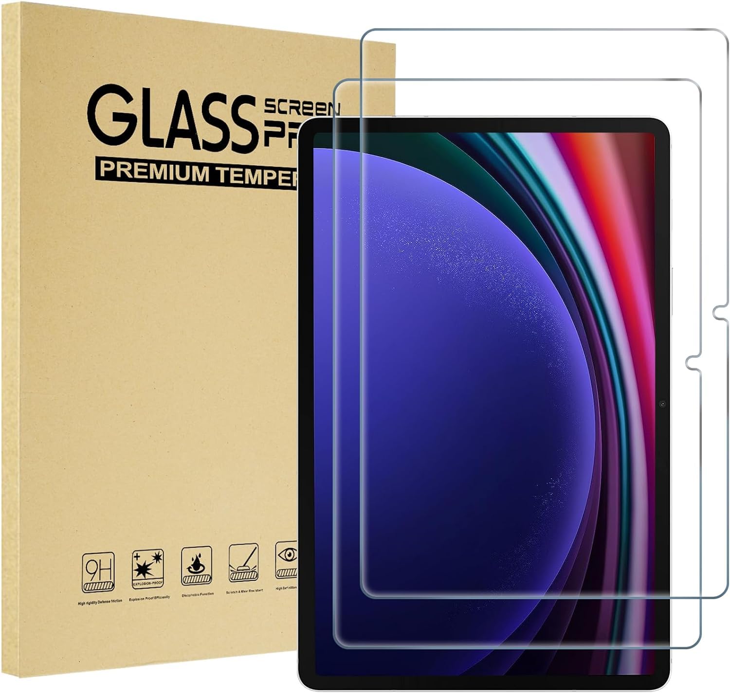 Amazon.co.jp: ProCase [2枚セット] Galaxy Tab S10+ /S9+ /S9 