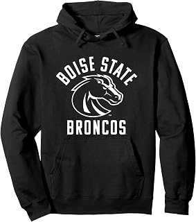 Boise State University BSU Broncos Large One Color Pullover Hoodie