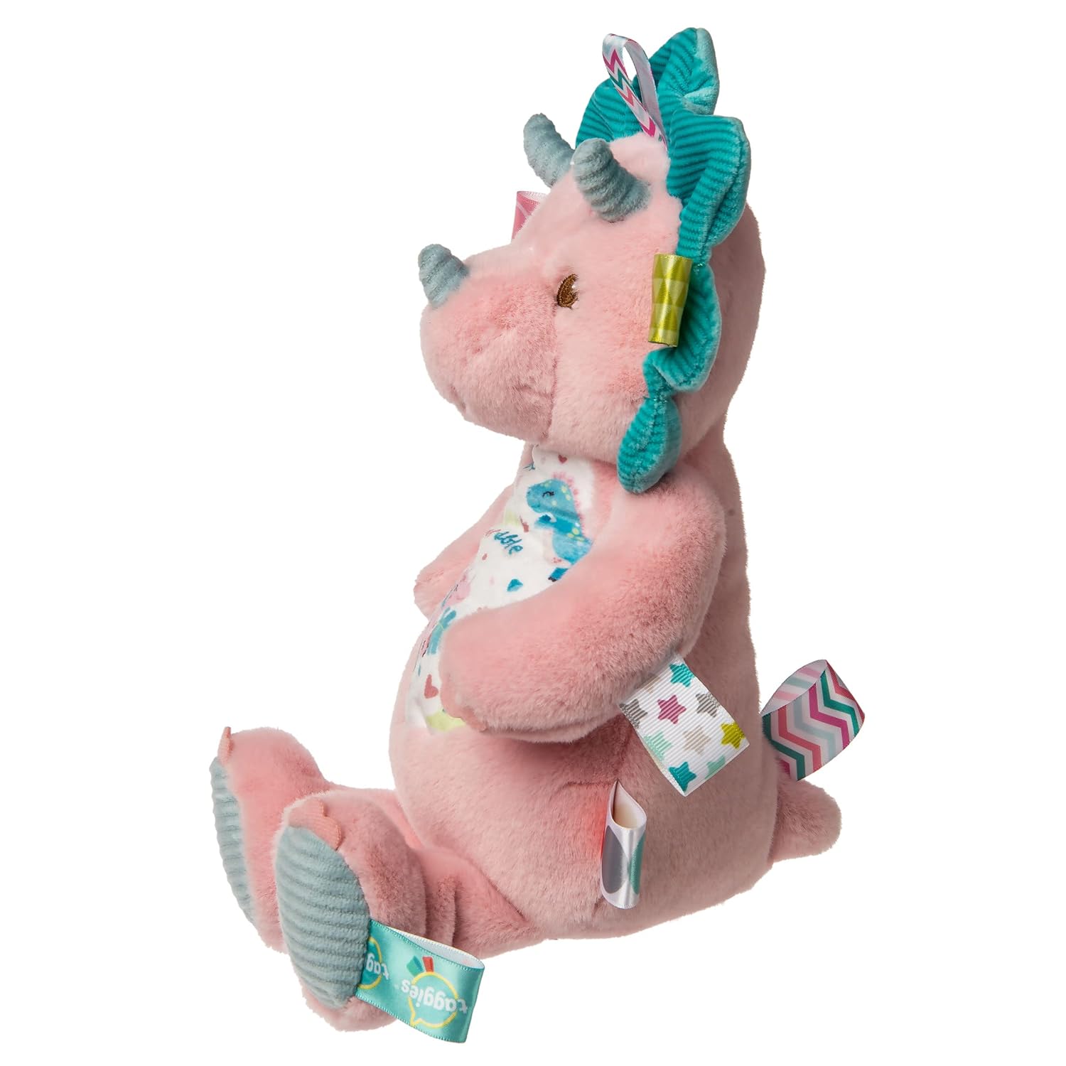 Taggies Stuffed Animal Soft Toy, 12-Inches, Aroar-a-Saurus Dinosaur