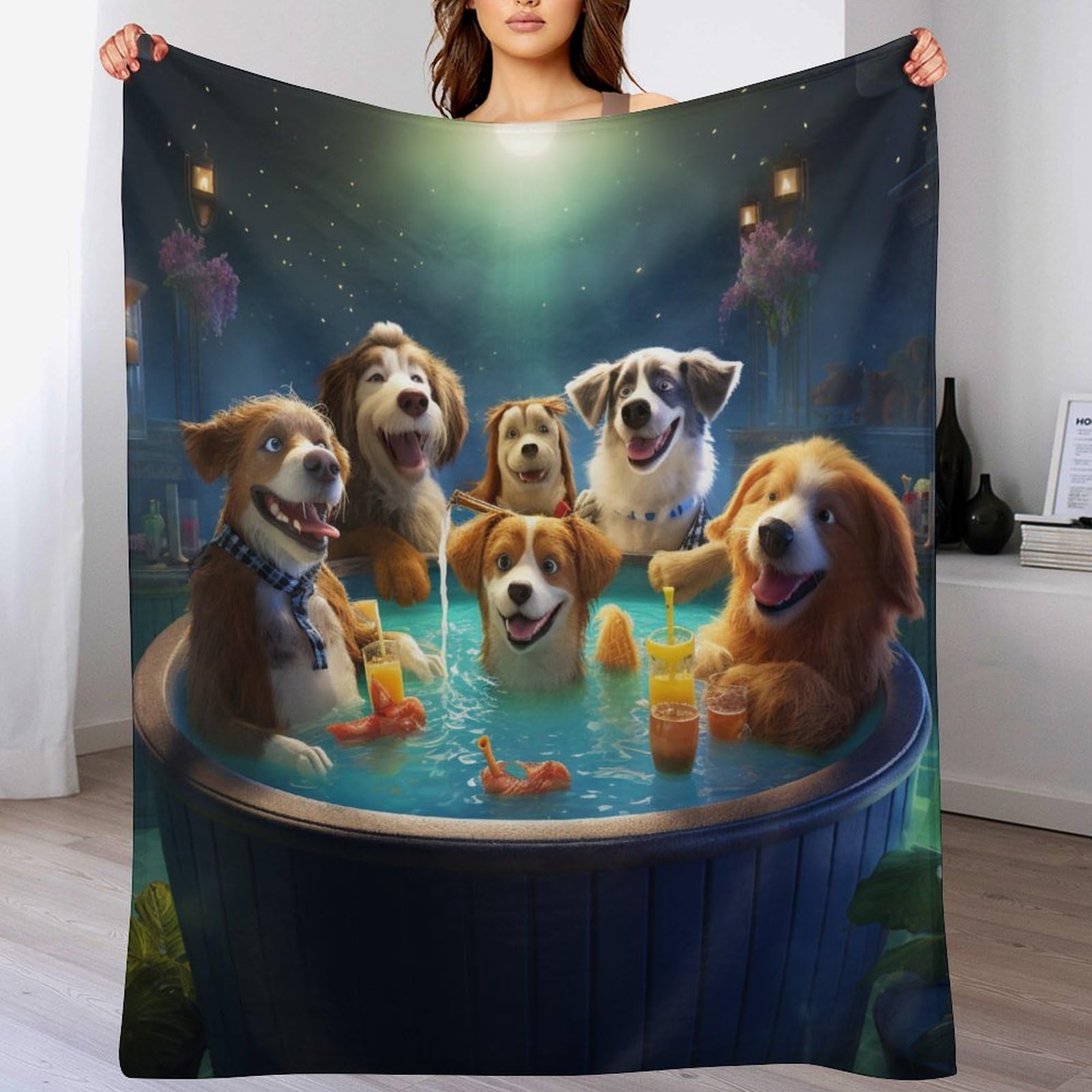 Manta de franela que evita el frío en los pies con su tamaño de 150x200 cm