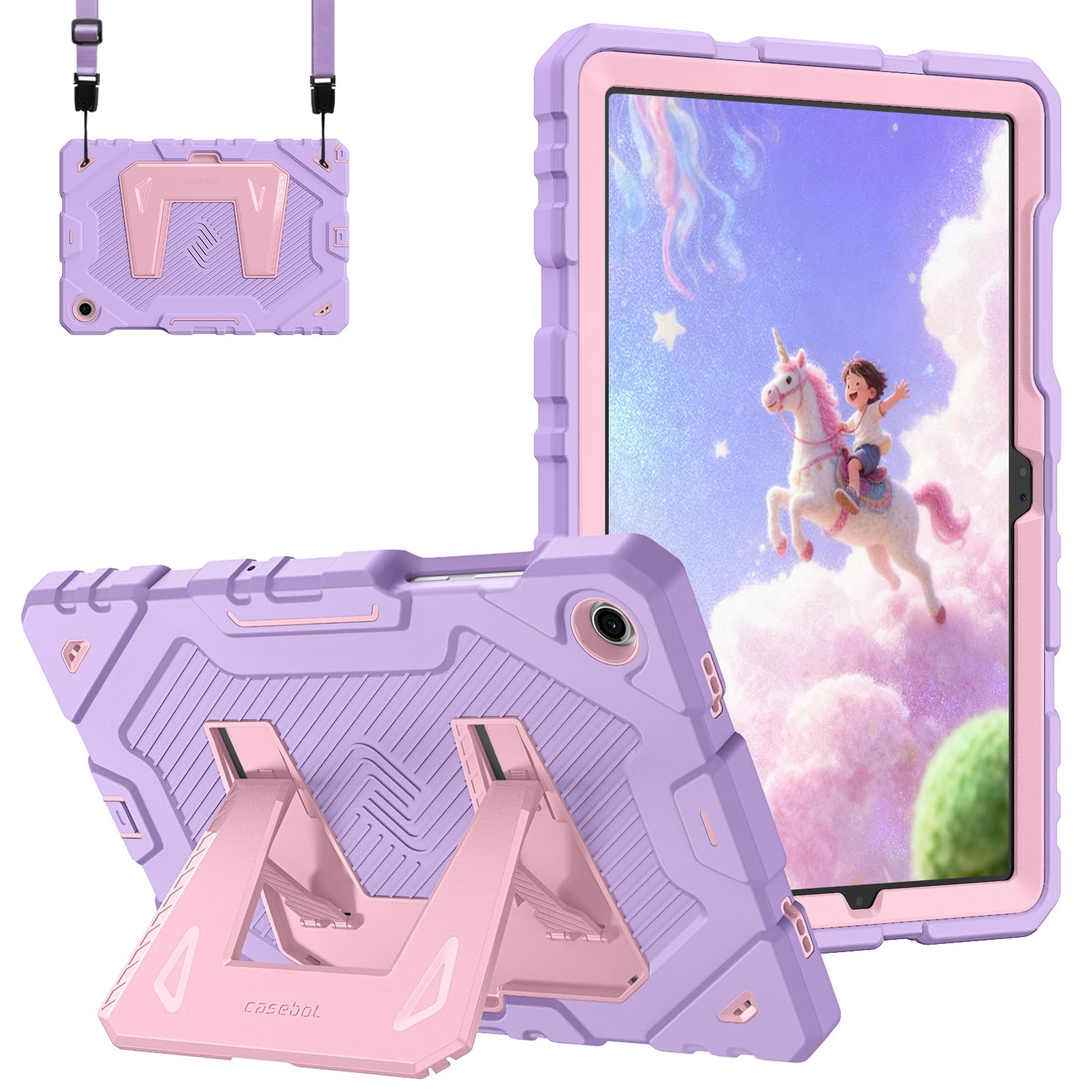 Fintie Kid-Friendly Case for Samsung Galaxy Tab A11+/A9+ 11'', Purple | Rugged Shockproof…