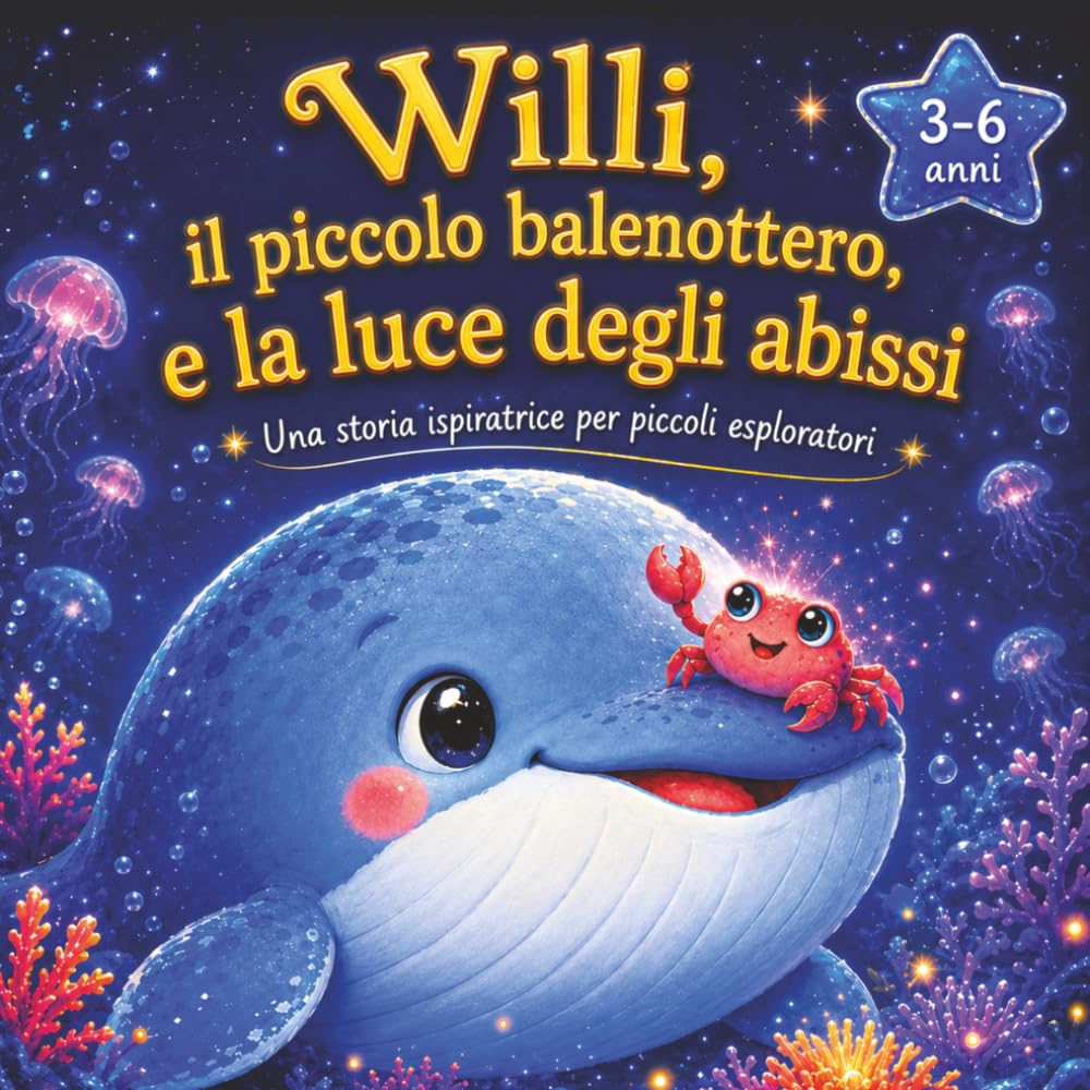 Willi, il piccolo balenottero, e la luce degli abissi: Una storia ispiratrice per piccoli esploratori