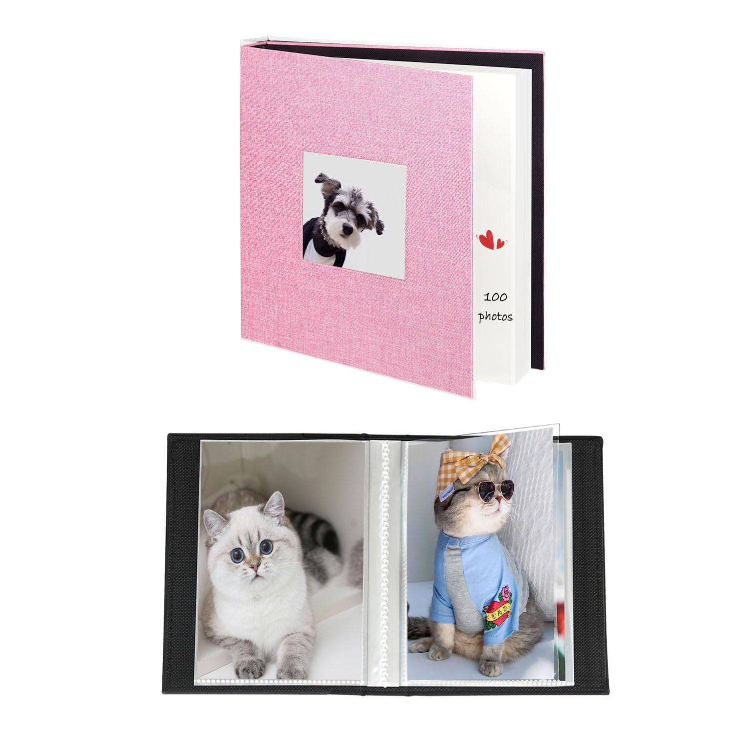 Miaikoe 10x15 Fotoalbum für Baby Familie Jubiläum Hochzeit