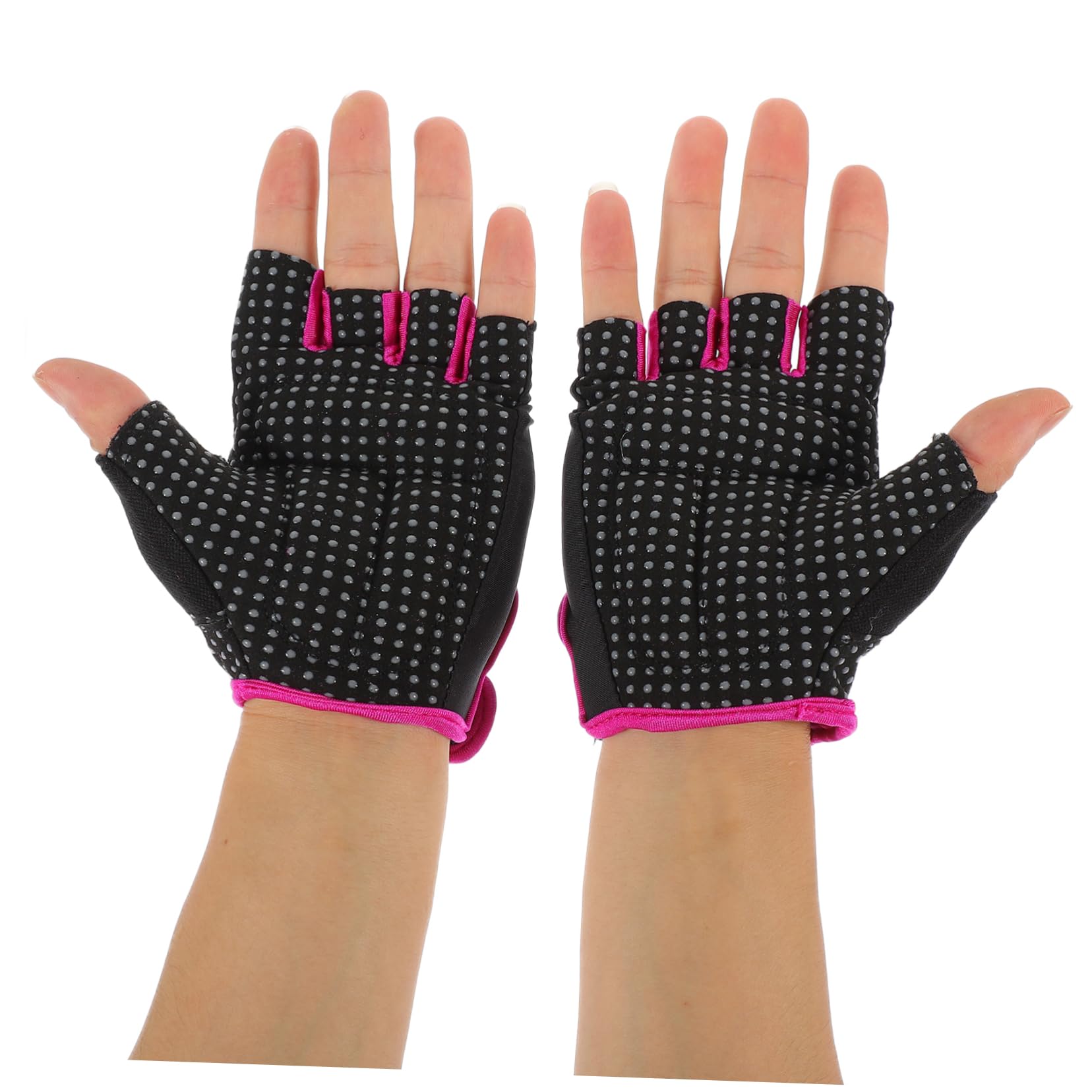 BESPORTBLE Guanti Da Ciclismo All'Aperto Guanti Da Trekking Supporto Per Il Palmo Protezione Guanti Pull Up Guanti Powerlifting Guanti Da Cross Training Guanti Da Bici Guanti Mezze Dita Yoga
