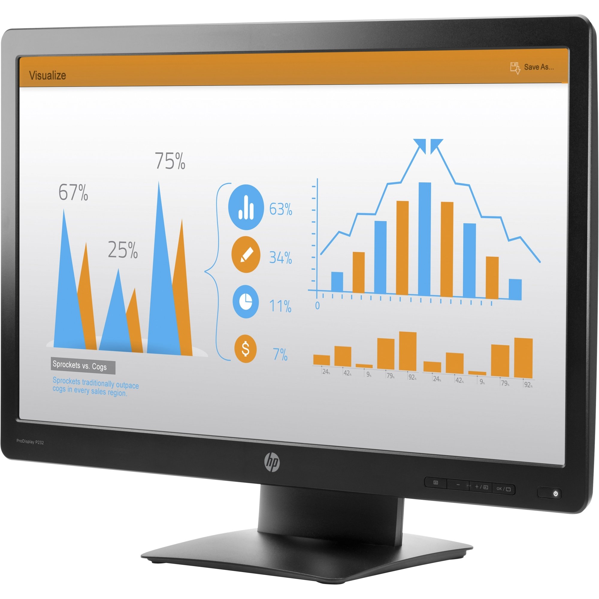 Amazon.com: HP K7X31A8#ABA ProDisplay P232 23'' LED-Backlit LCD