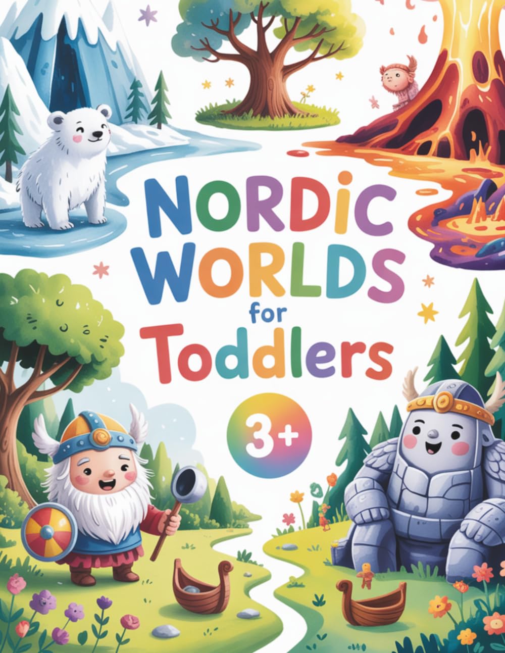 Nordic Worlds for Toddlers: A child-friendly Journey through the Nine Worlds of Norse Mythology (Norse mythology for children)