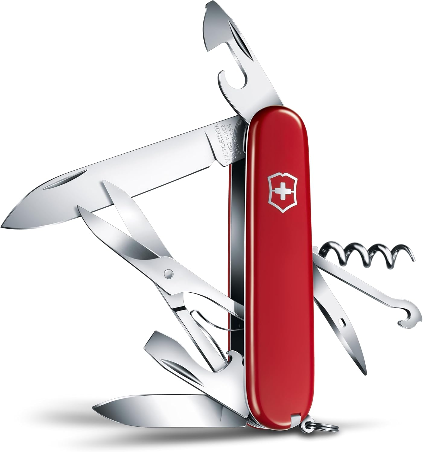 VICTORINOX(ビクトリノックス) クライマー スイス・アーミーナイフ 多機能 ナイフ トレッキング ハイキング 登山用品 はさみ マルチフック付き 14機能を搭載したスイス製マルチツール 十徳ナイフ 【国内正規品】