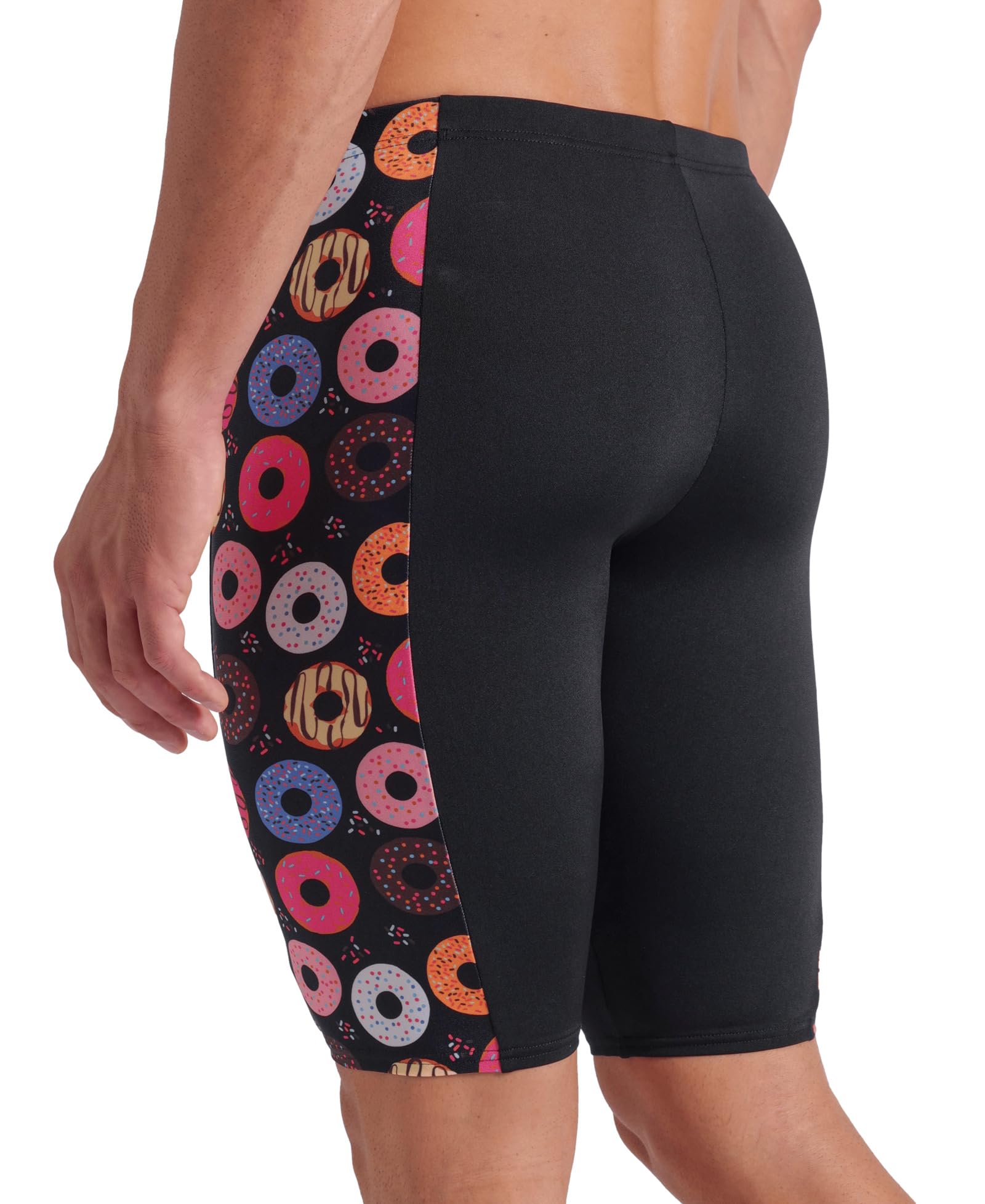 ARENA Performance Men's Funny Prints Collection Donuts Swim Jammer Tight Swim Shorts Costume a Pantaloncino Uomo (Pacco da 1)