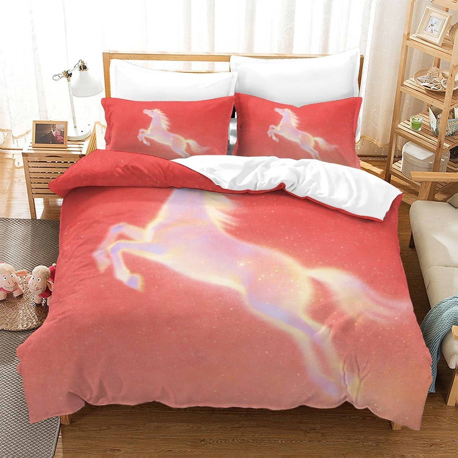 Housse de couette licorne 3D pour transformer une chambre d'ado
