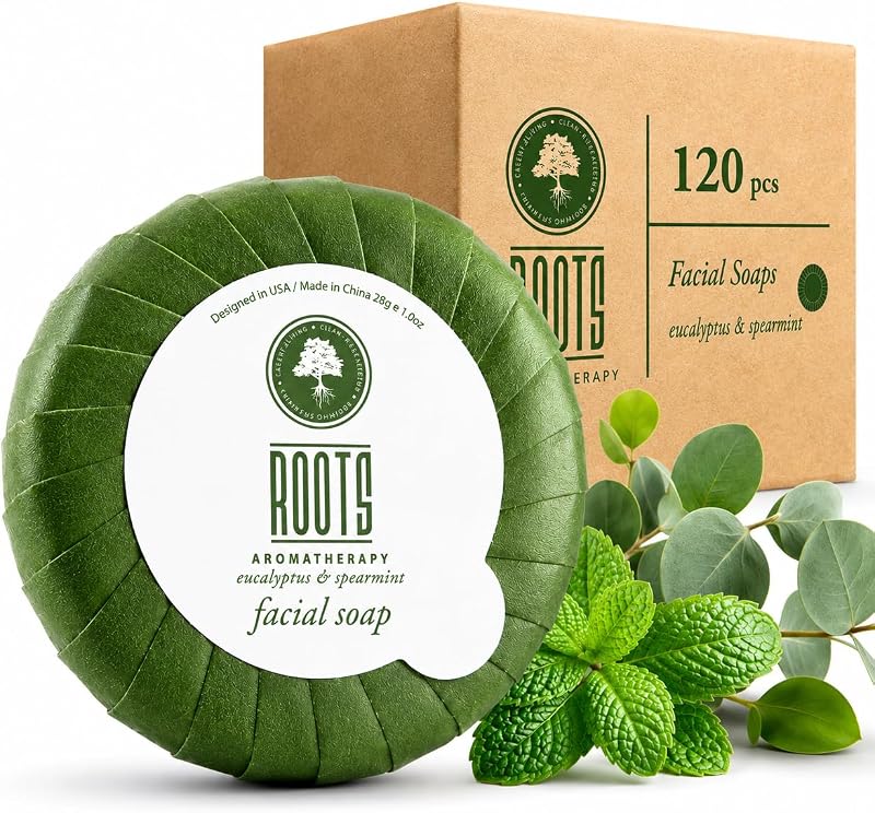 Roots Aromatherapy Conjunto de itens de higiene para hospedagem, 150 unidades