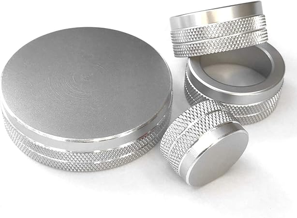 Amazon Pog エアコンダイヤルスイッチ 4点セット アルミ合金 シルバー マツダ車向け Mazda3用 Cx 30用 スイッチリング カバー Tn 4032 エアコンスイッチパネル 車 バイク