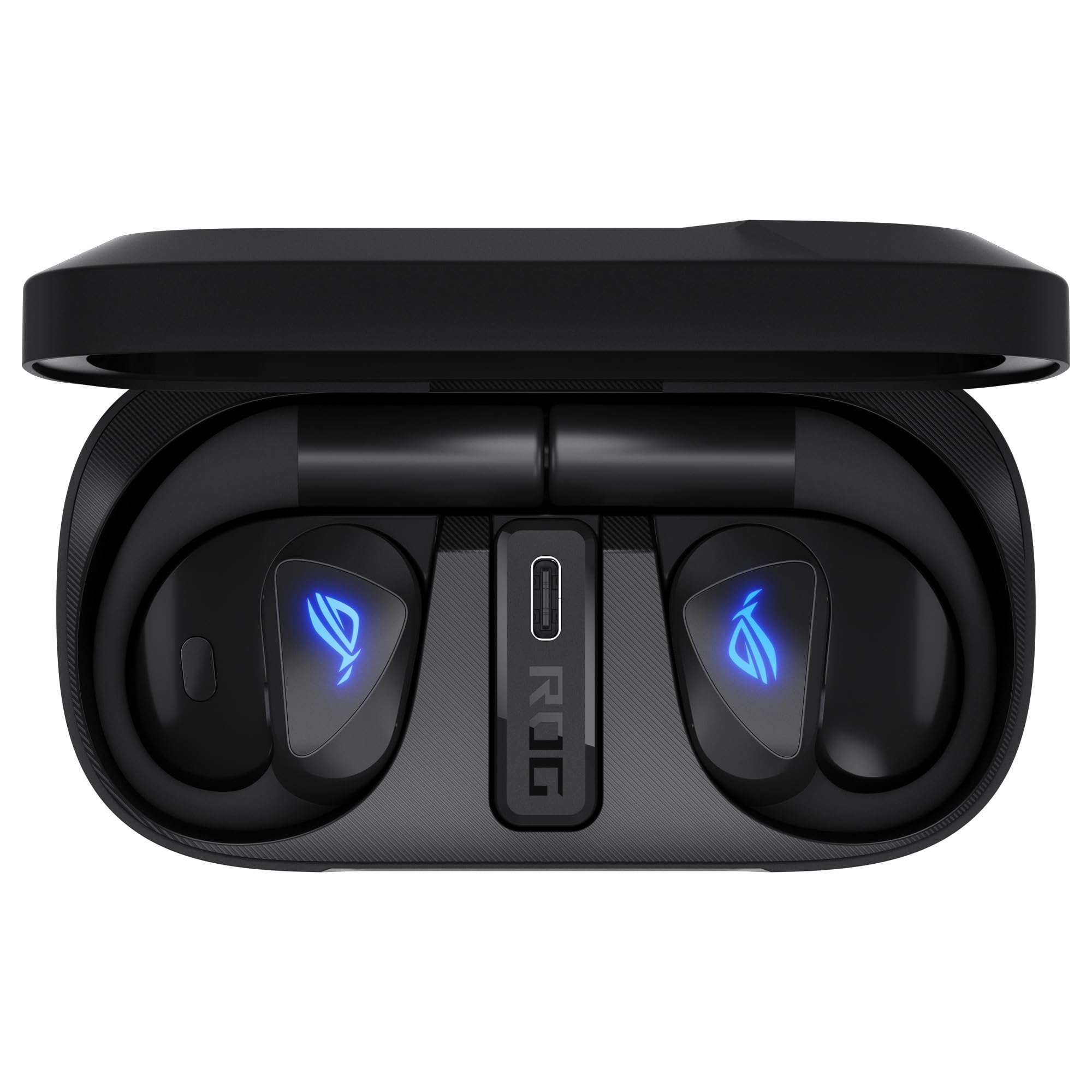 ASUS ROG Cetra Open Wireless - Auriculares Gaming (2,4 GHz y BT, ROG SpeedNova, Controladores de diafragma Recubiertos de DLC de 14,2 mm, cancelación de Ruido IA, 16 h de reproducción, IPX5) - Negro
