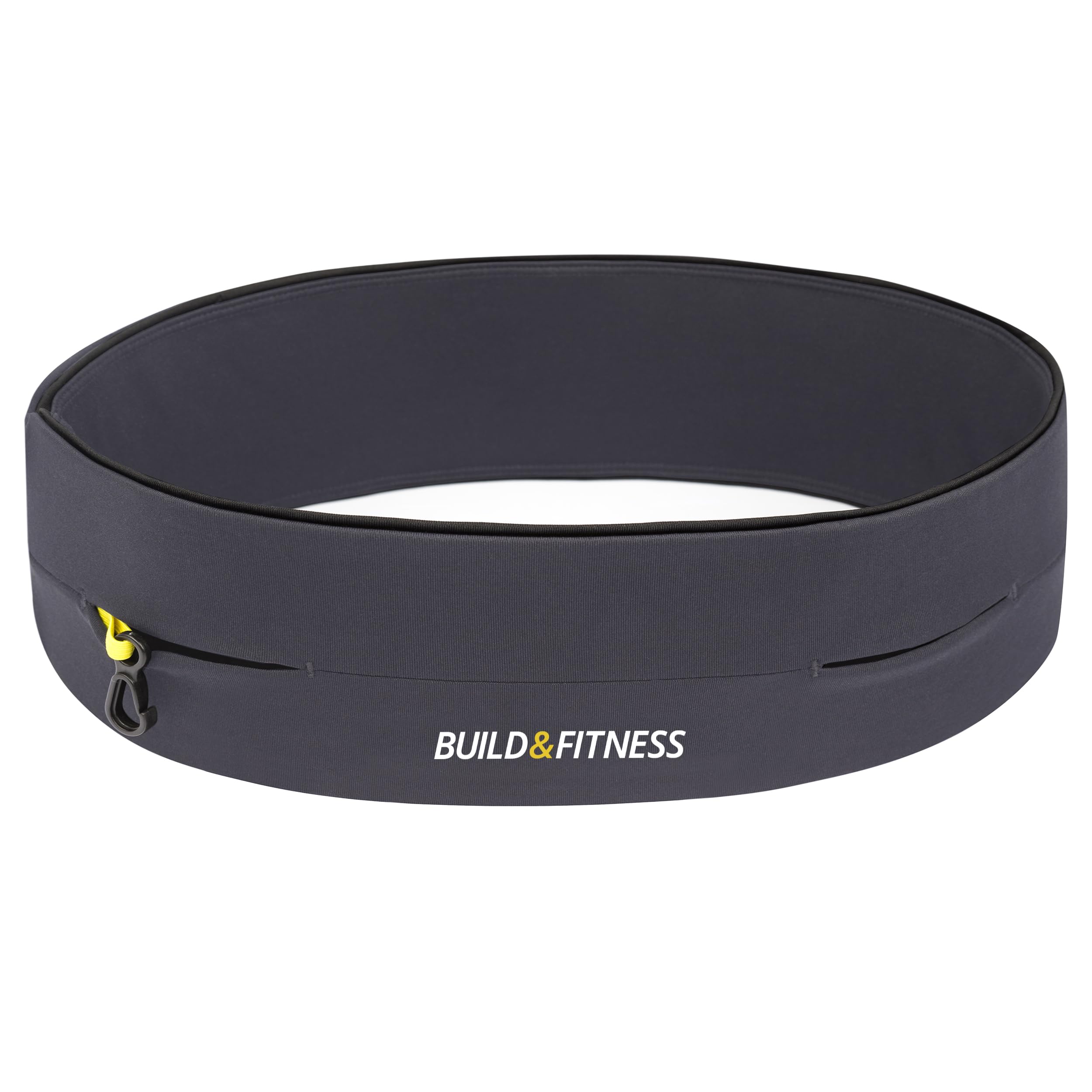 Build & Fitness Running Belt, Flip Waist Belt, Key Clip, Running Phone Holder, Running Pouch for Men and Women, Fits All iPhone's, Samsung's โ image 1