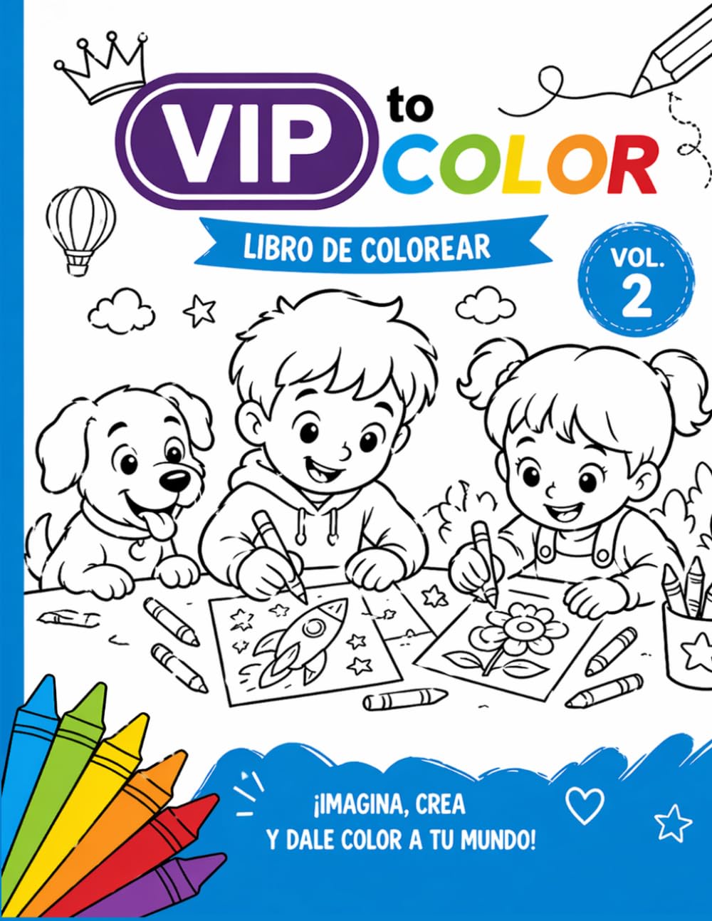Libro para colorear VIP: Volumen 2 (VIP to COLOR – Colección de Libros para Colorear (Vol. 1–5))