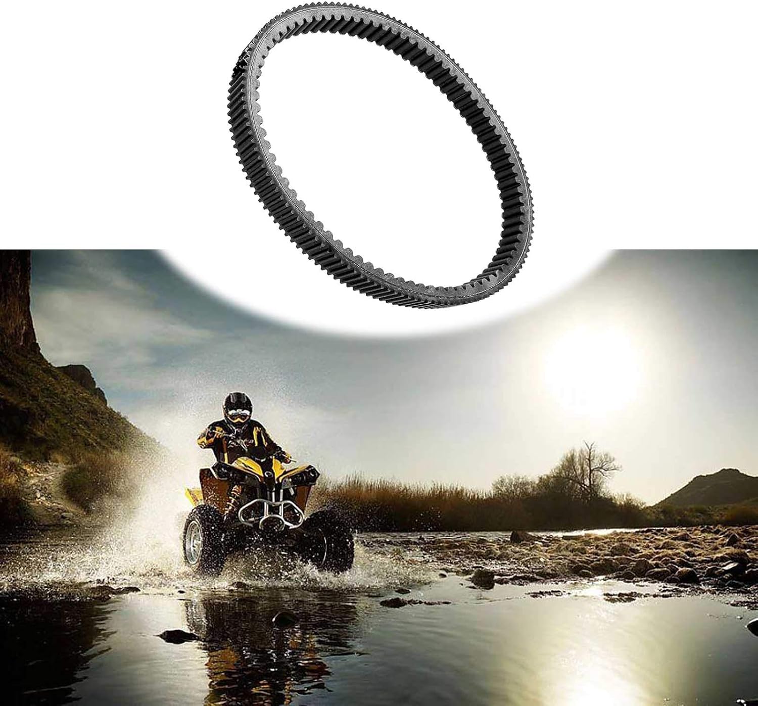 Drive Belt for Yamaha Grizzly Rhino Wolverine Kodiak 400 450 YFM400 YFM 400