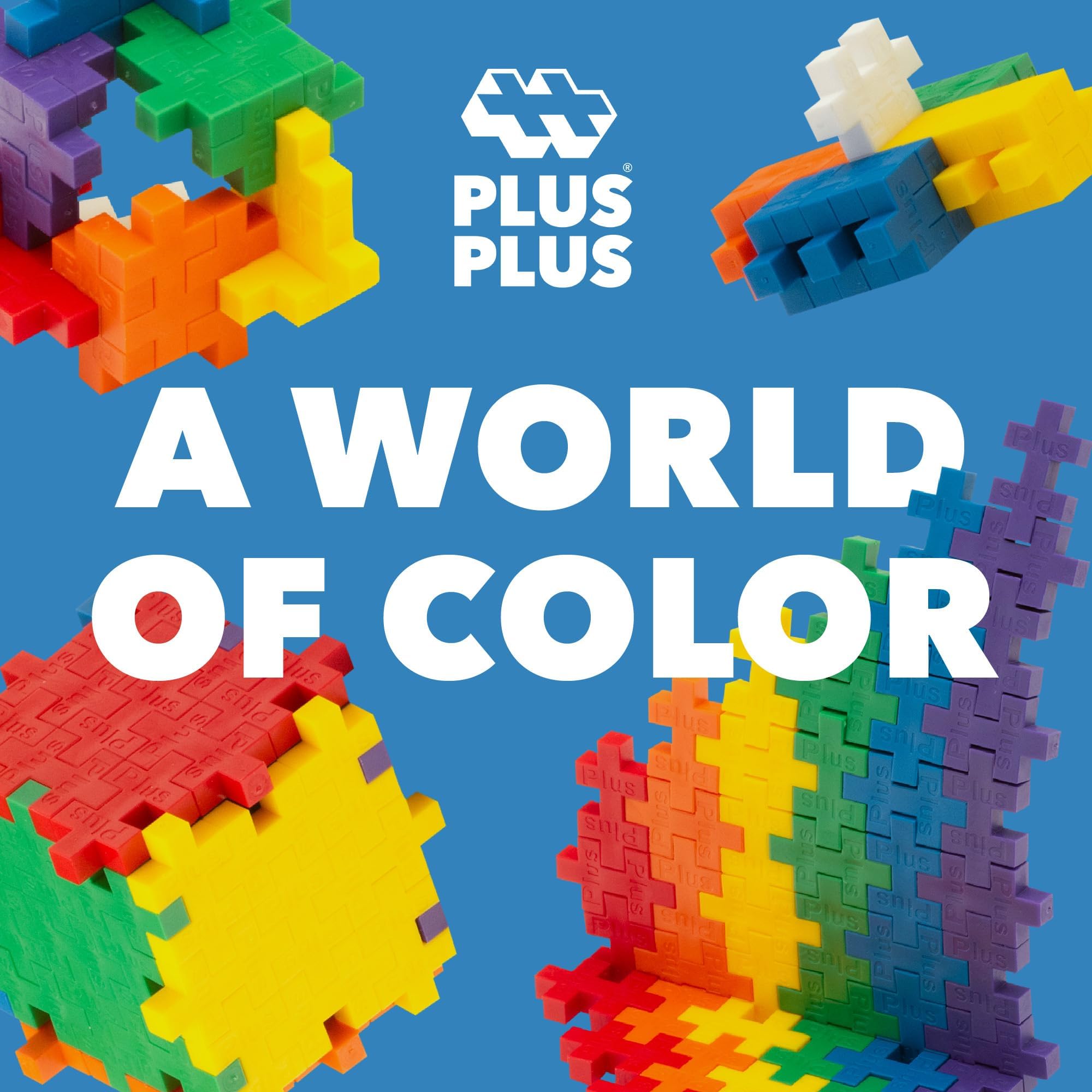 PLUS PLUS ? 240 Piece Basic Mix Building Stem Steam Toy Mini Puzzle Blocks for Kids