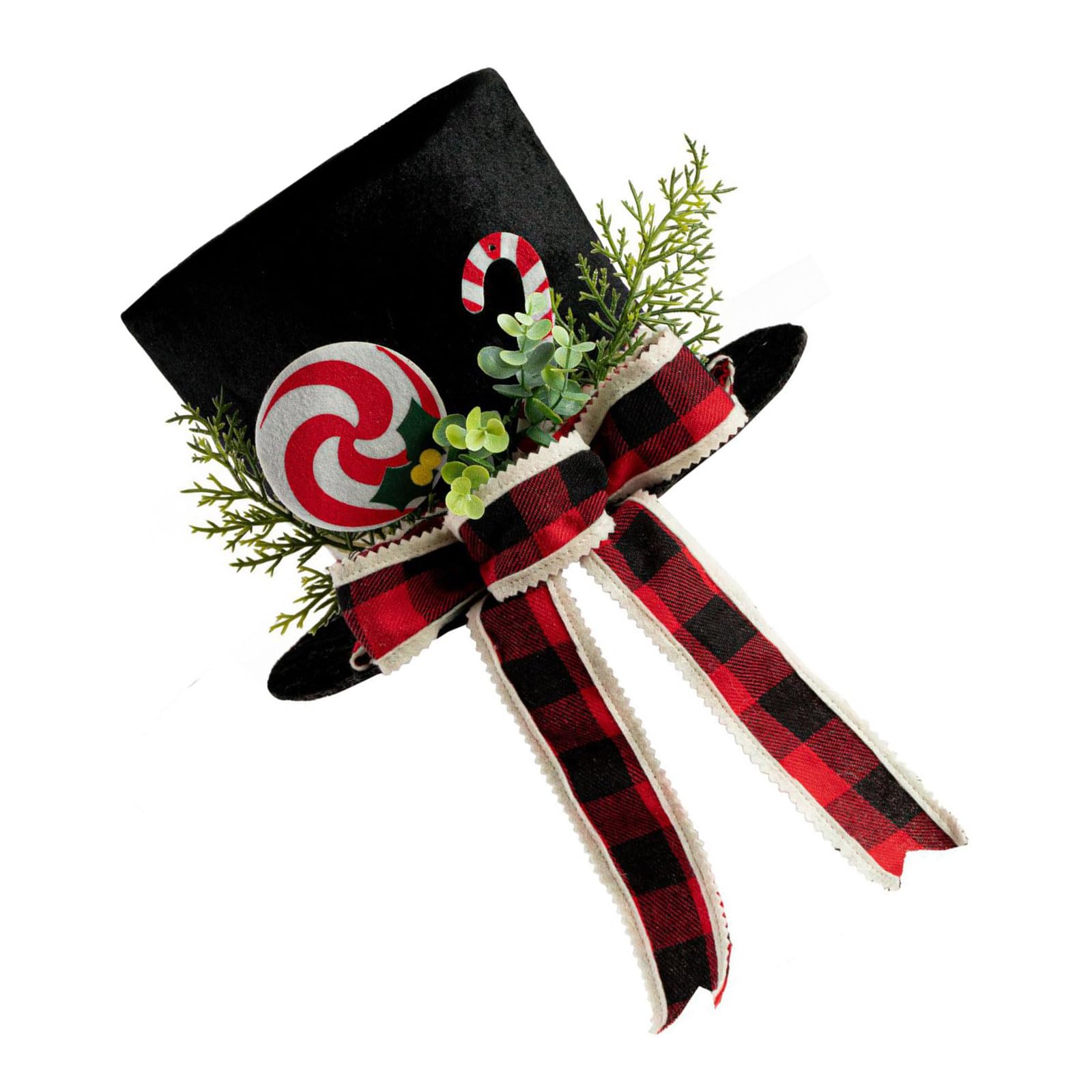 Décoration élégante en tissu noir en forme d'étoile de Noël et nœud en ruban pour décoration de sommet du sapin - Accessoires d'installation faciles - Étoile noire unique