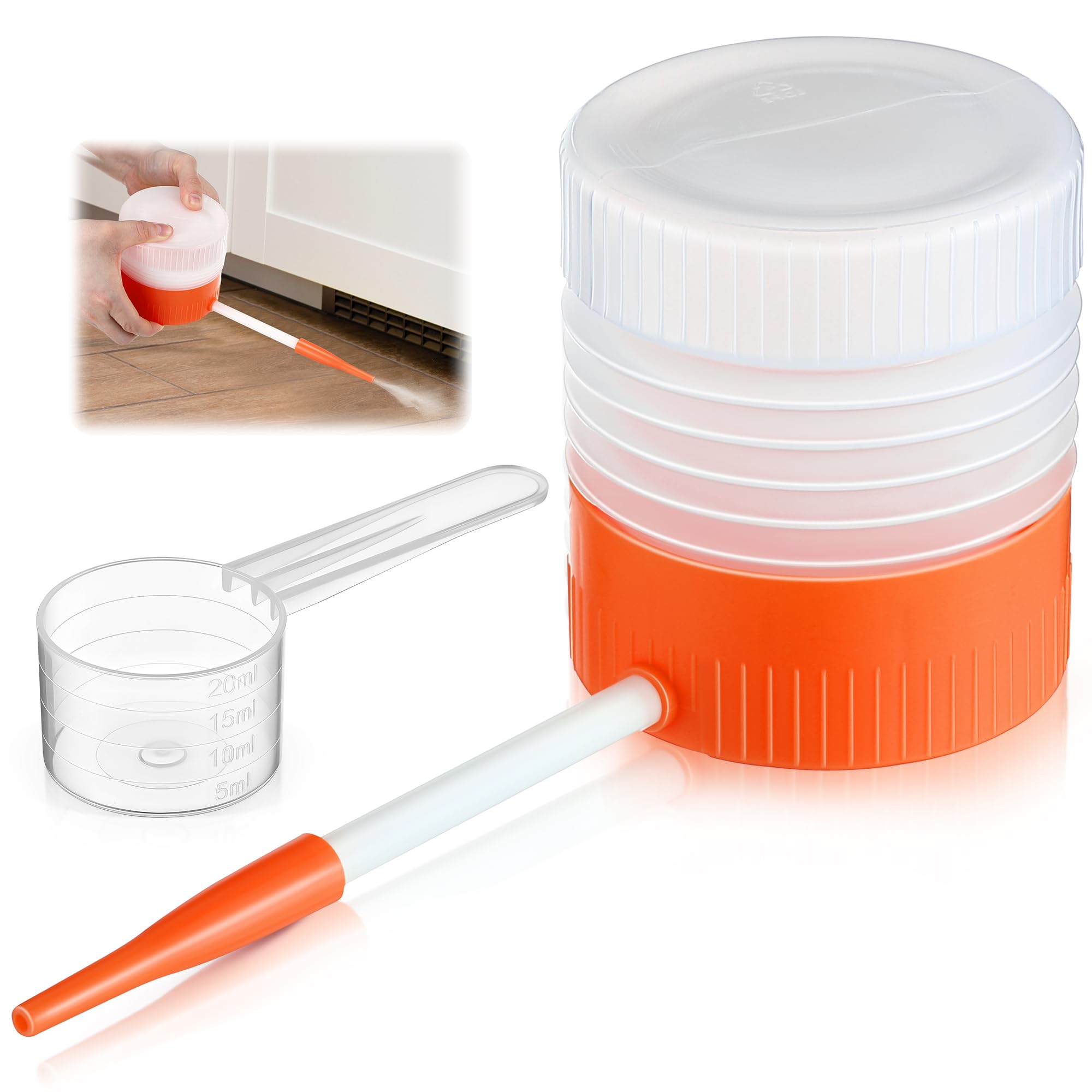 Photo 1 of 1 Pack Diatomaceous Earth Powder Duster with 6 Inch Nozzle for Pest Control