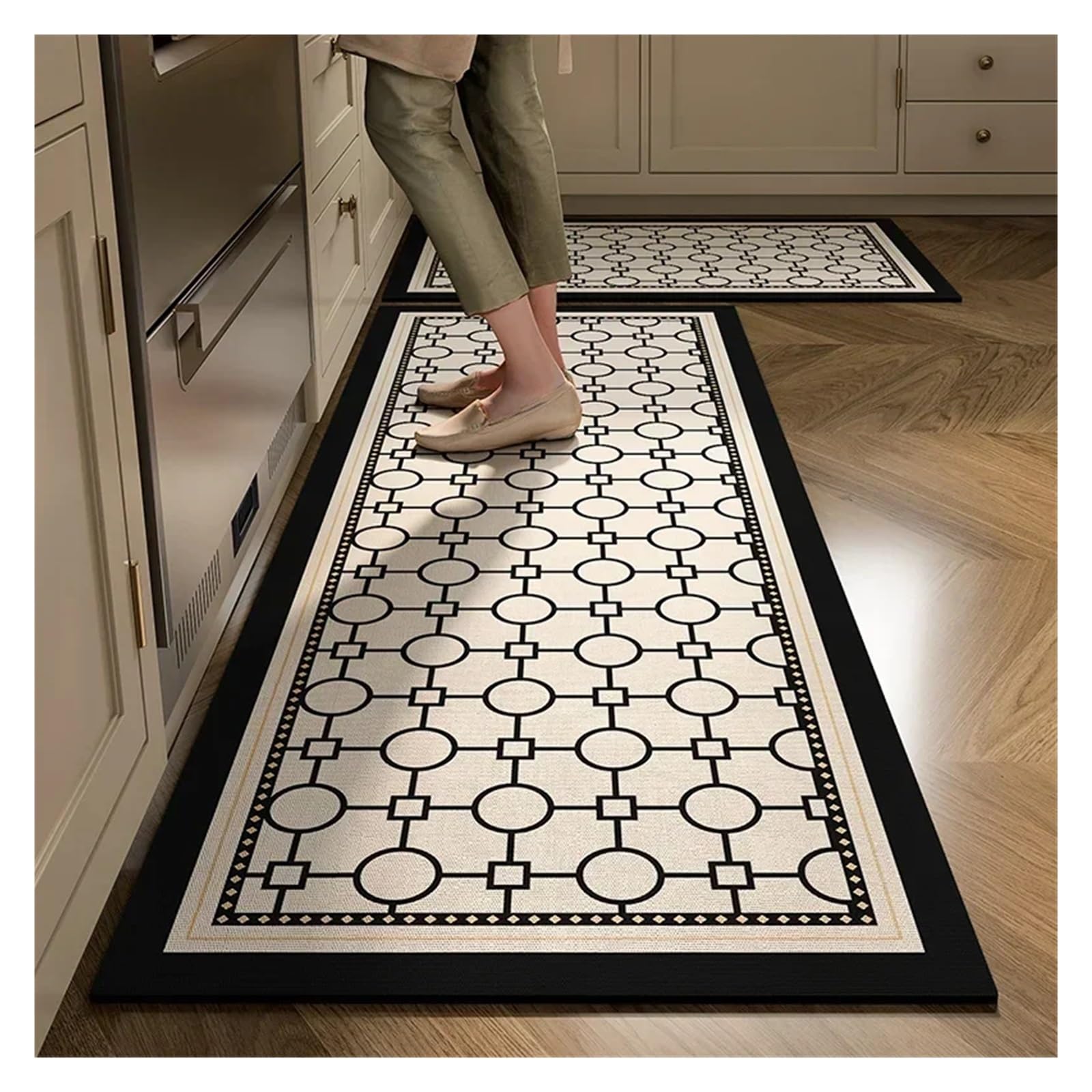 Tapis antidérapant cuisine grand format pour résoudre les sols glissants et humides