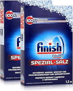 Calgonit Finish zmywarka specjalna sól 1,2 kg - utwardza wodę (2 sztuki)