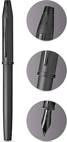 Vista 41 de Cross Century II - Bolígrafo de punta Selectip, lacado negro con detalles chapados en oro de 23 quilates Negro y dorado,Negro y cromo,Lacado