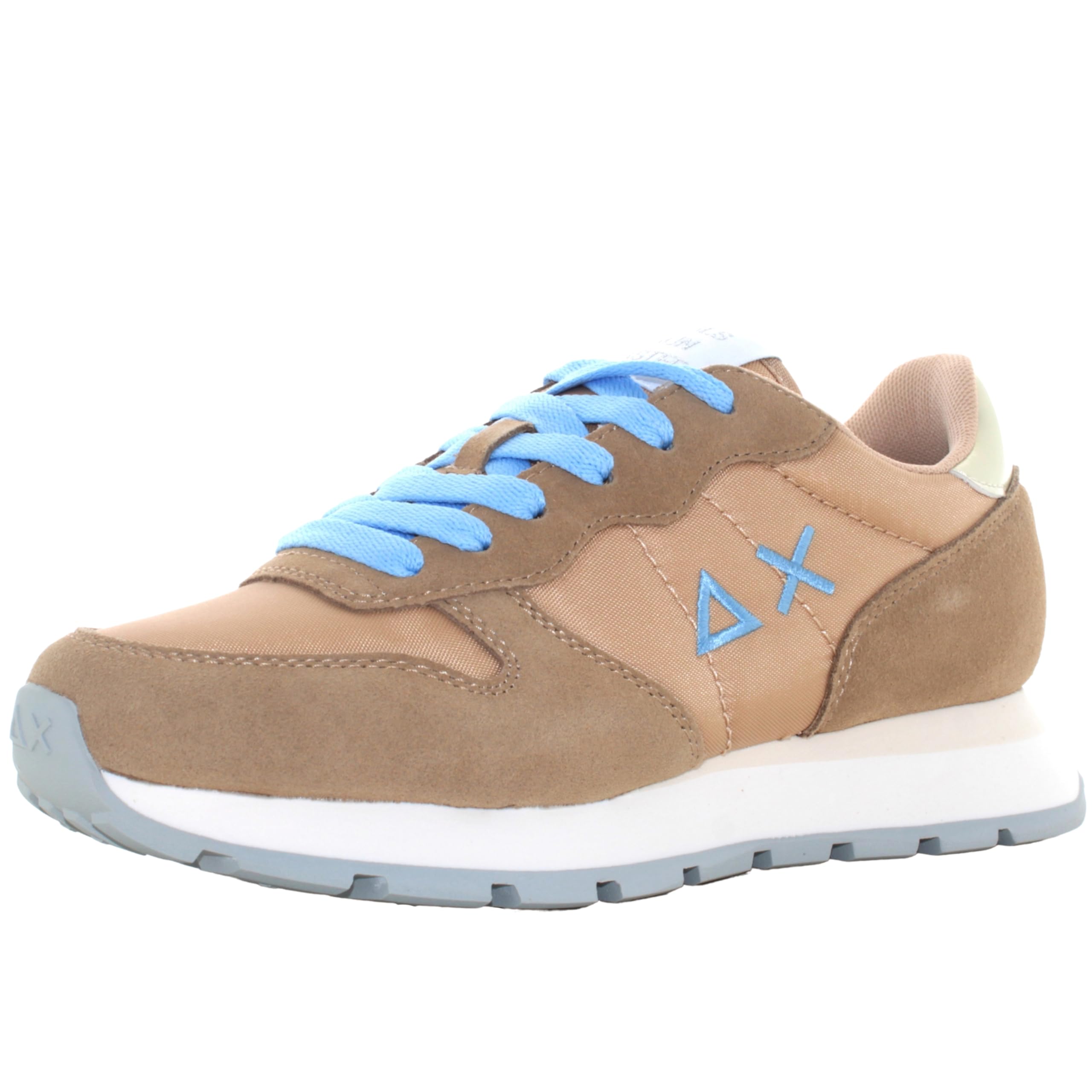 SUN68 Sneakers Donna Basse Z35201 16 Ally Solid Nylon Taglia 36 Beige