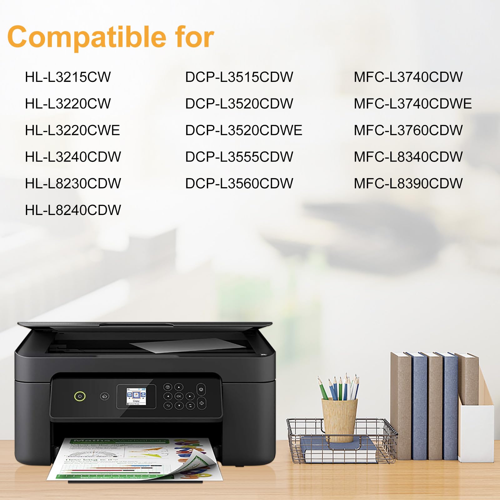 LeciRoba DR-248CL - Unidad de tambor Brother DR248 DR248CL para Brother DCP-L3515CDW L3520CDW L3555CDW L3560CDW HL-L3215CW L3220CW L3240CDW L8230CDW L8240CDW MFC-L377 40CDW LL 3760CDW L8340CDW