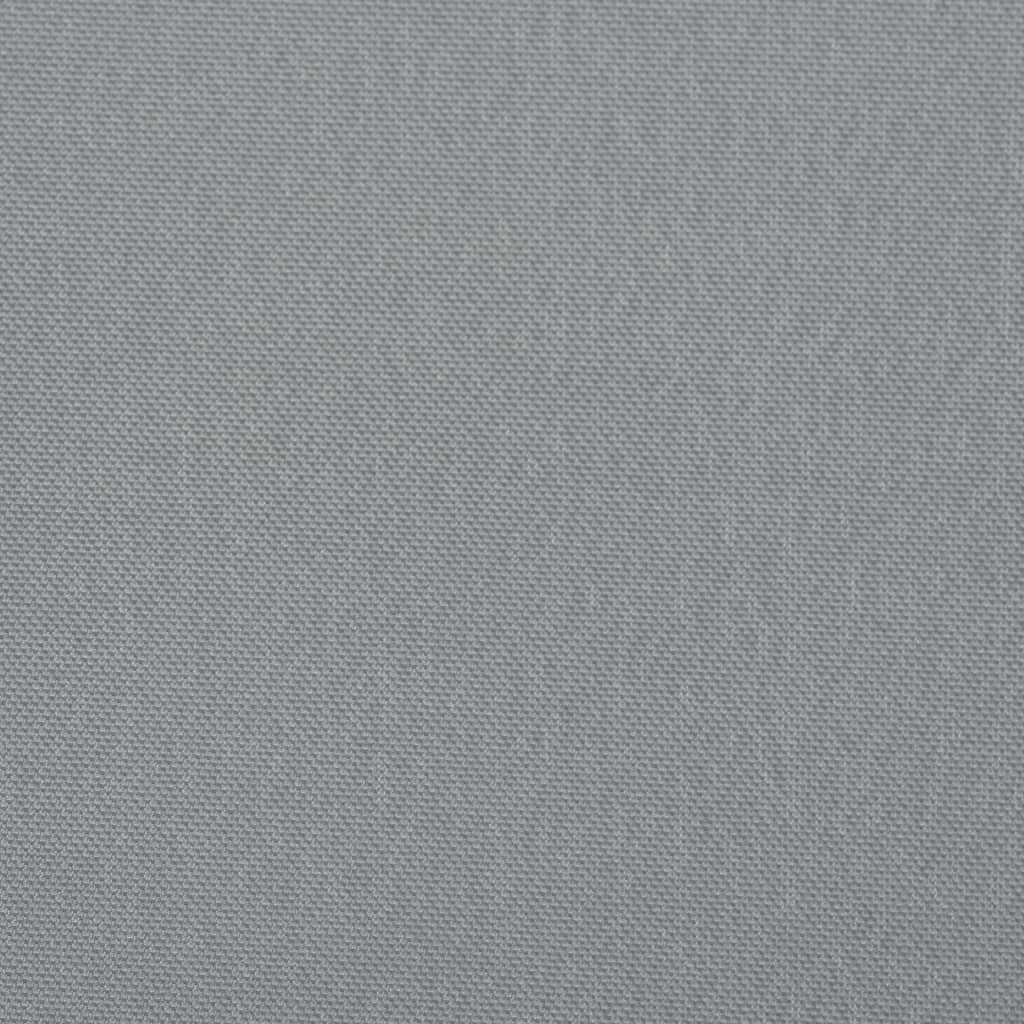 Składane kieszenie boczne na taras, boczne markiza balkonowa, markiza ogrodowa, ochrona przed wzrokiem, prostokątna, szara, 400 x 200 cm