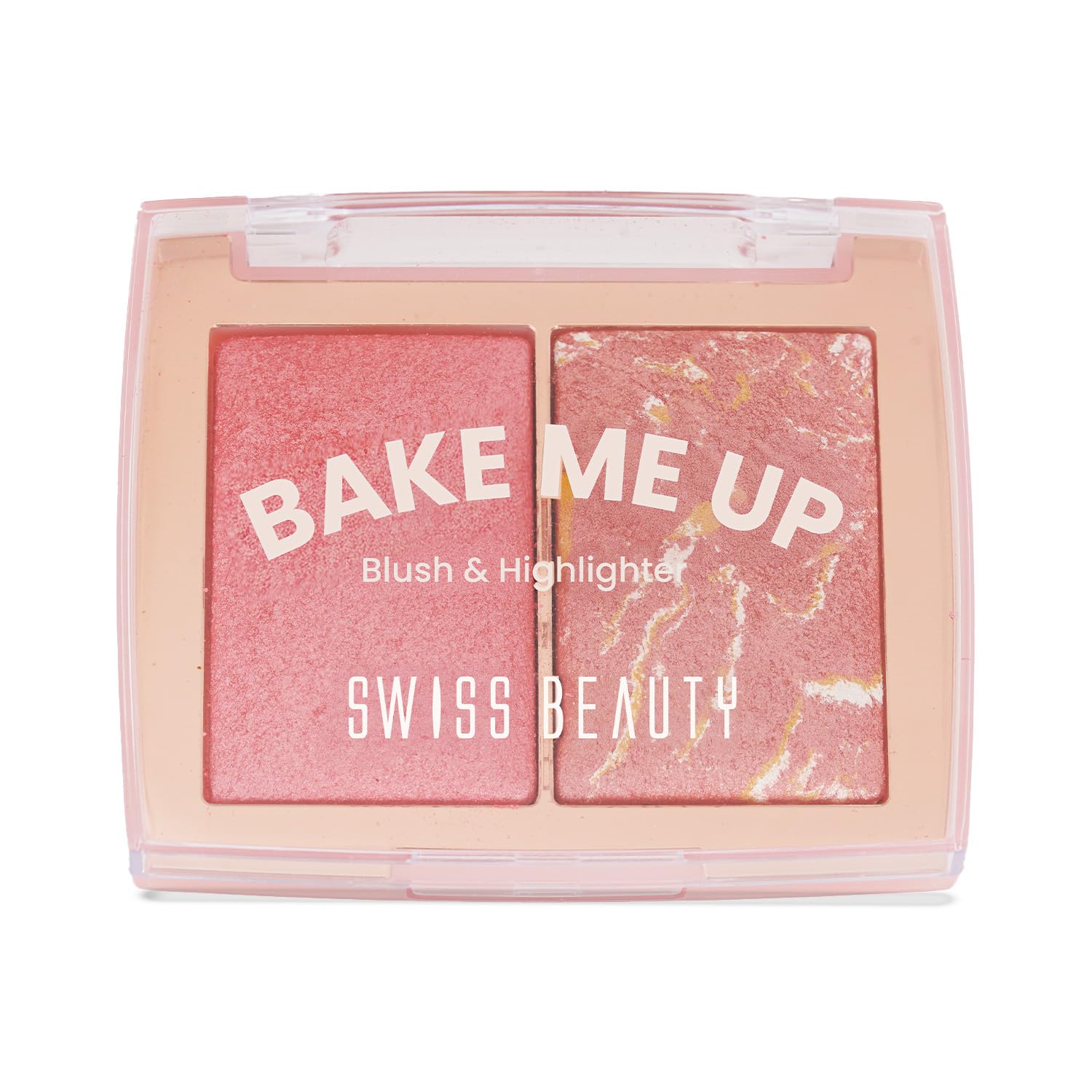 Swiss Beauty Bake Me Up Blush & Highlighter | 2-In-1 Baked Formula | Highly Pigmented | Long-Lasting | 3 Shades | Shade- Coral Glaze, 12g-picture-10