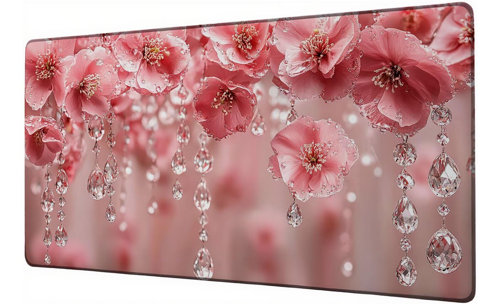 Podkładka pod mysz XXL 1400x600 mm różowa podkładka pod mysz dla graczy duża podkładka pod mysz biurową akcesoria fabryczne z antypoślizgową podstawą wodoodporna podkładka pod mysz podkład, do nauki
