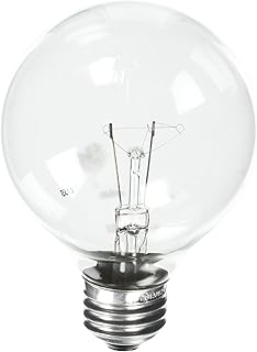 Westinghouse Lighting 0311800, 25 Watt, 120 Volt Clear Incand G25 Light Bulb, 1500 Hour 185 Lumen