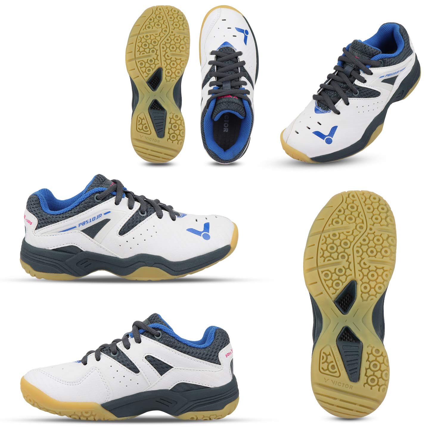 Buy Victor P8510-JR-AH Support Series Junior Badminton Shoe (UK