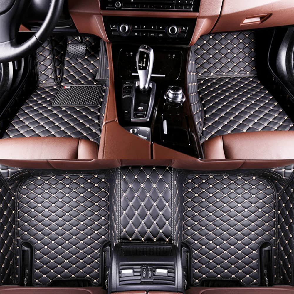 Auto Foot Carpets for VW Touareg III/(CR)/2019 2020 2021 2022 Tailored Fully Surrounded Car Floor Mats 3D Car Liner Rugs All Weather Foot Pads Car Protection Mat 5D moulded Auto Accessories
