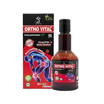 Sarvayur Ortho Vital Pain Relief Oil | Ayurvedic Joint, Muscle & Back Pain Relief | Fast Action Formula | 100ml