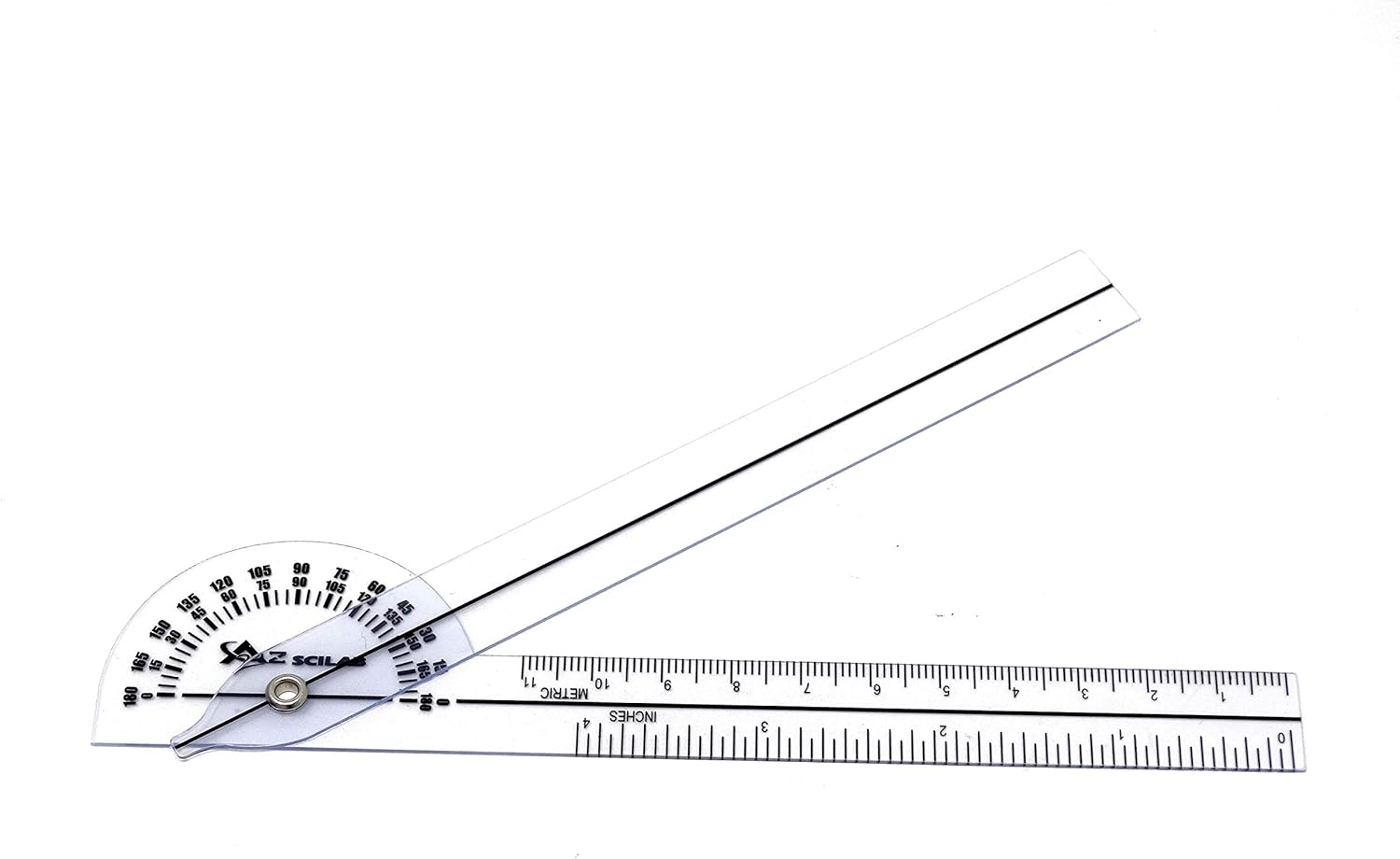 Goniometer Transparent Orthopedic Angle Ruler Plastic Goniometer 360