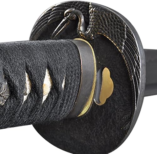 HMS Samurai Katana Sword, Functional, Hand Forged, 1045 Carbon Steel, Heat Tempered, Full Tang, Sharp