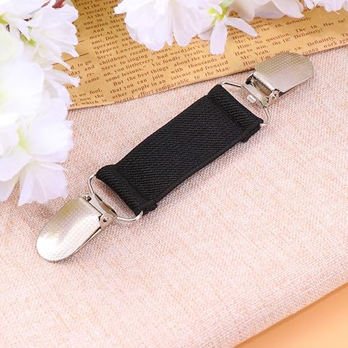 Miniatura 6 de NUOBESTY Soporte para sofá, 6 pares de correas ajustables para sábanas, cierre de sábanas, tirantes elásticos con pinzas para fundas de colchón,