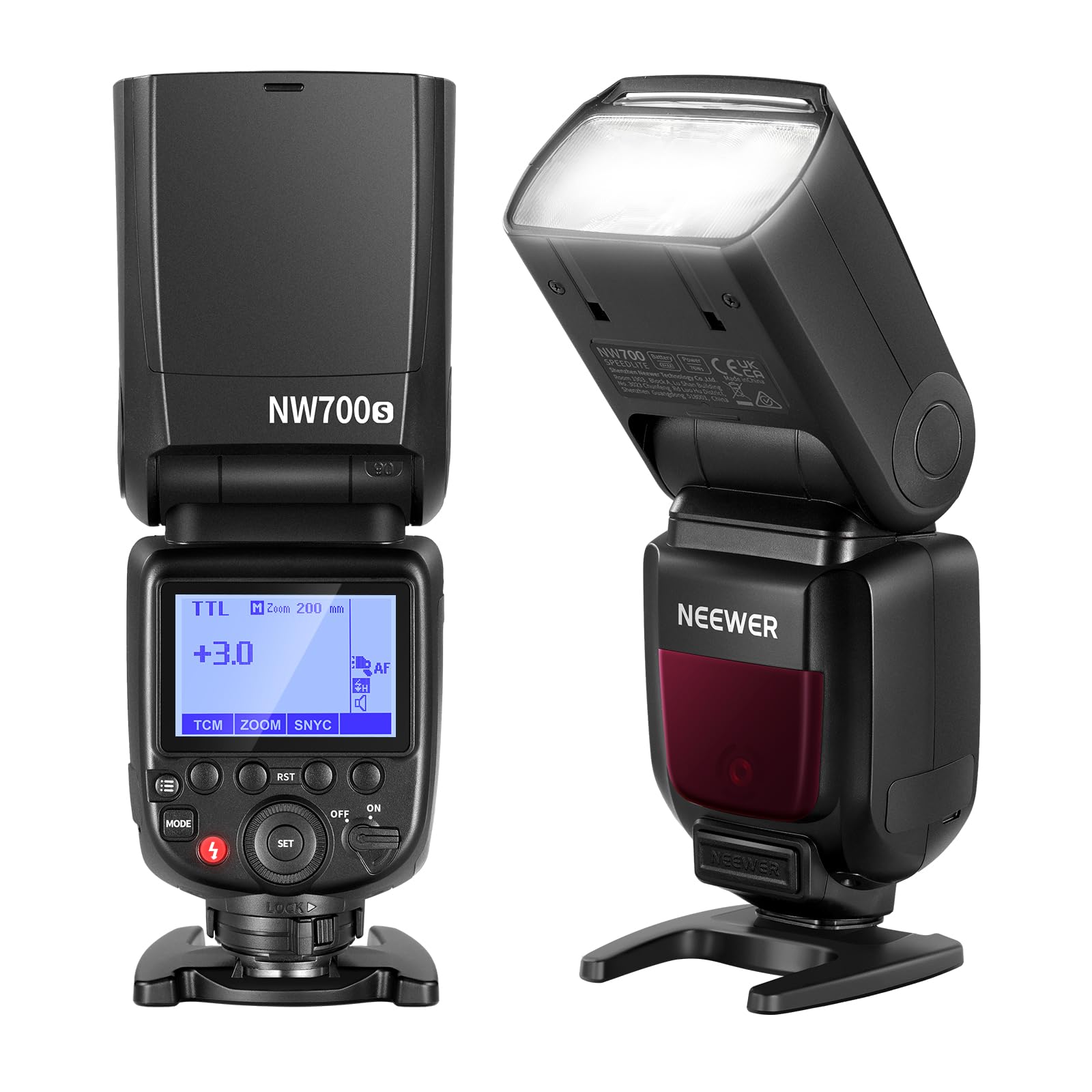 NEEWER NW700-S TTL Flash Speedlite Compatible with Sony DSLR Cameras, 1/8000s High Speed Sync, 1/1-1/256 Output, TCM Function, 230 Full Power Flash, 0.1-2.7s Fast Recycling, Batteries Not Included-picture-19