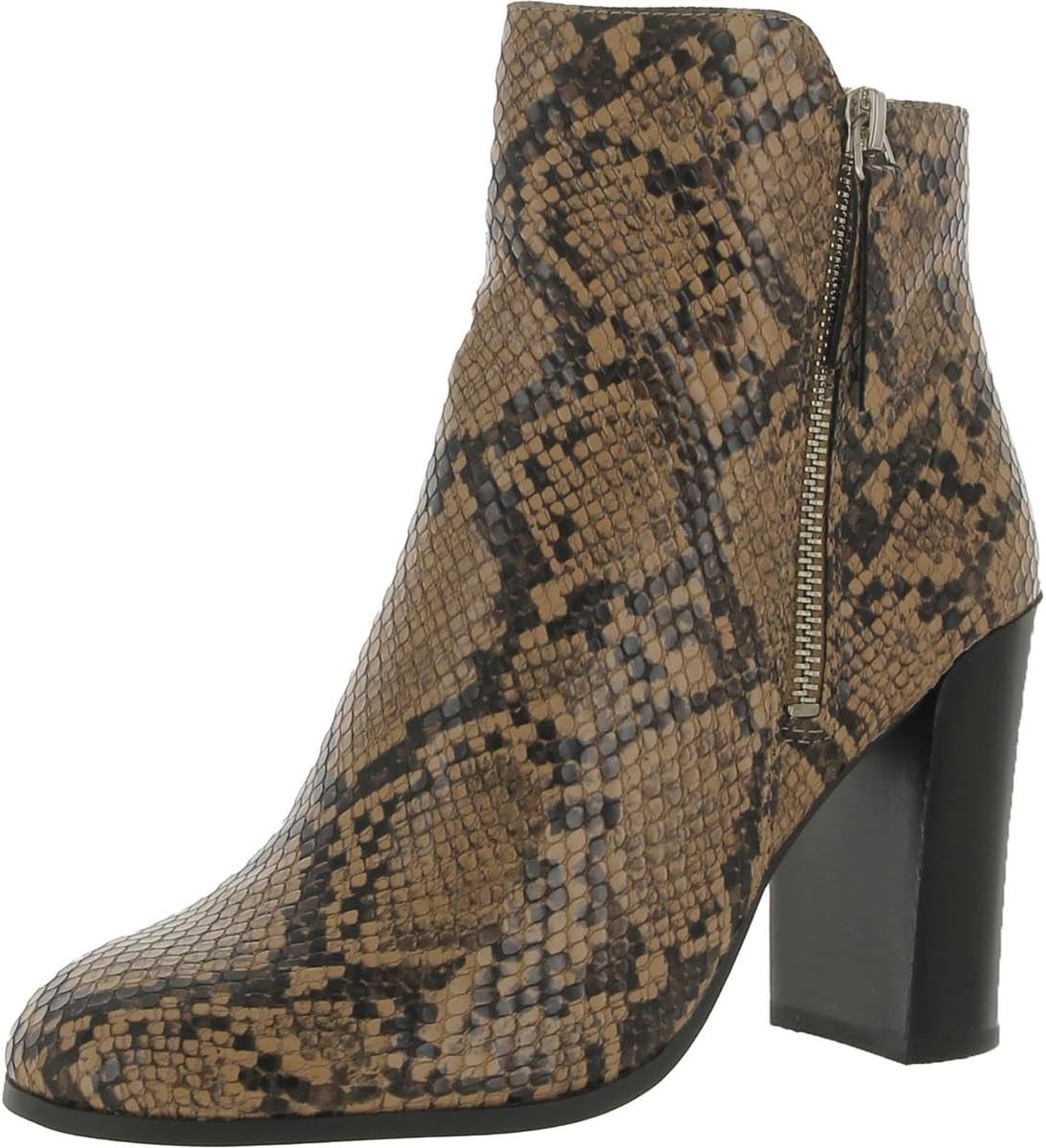 Kenneth Cole Women's Justin Zip Bootie Fashion Boot, Tan, 8 Medium US