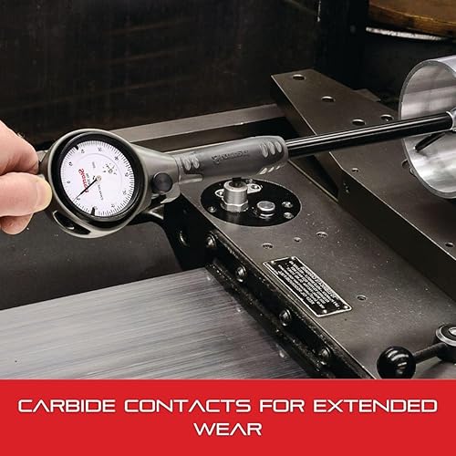 Miniatura 4 de Starrett Calibrador de diámetro del dial con funda protectora y contactos de carburo - Rango de 1.4-2.4 pulgadas, graduación de .0005 pulgadas -