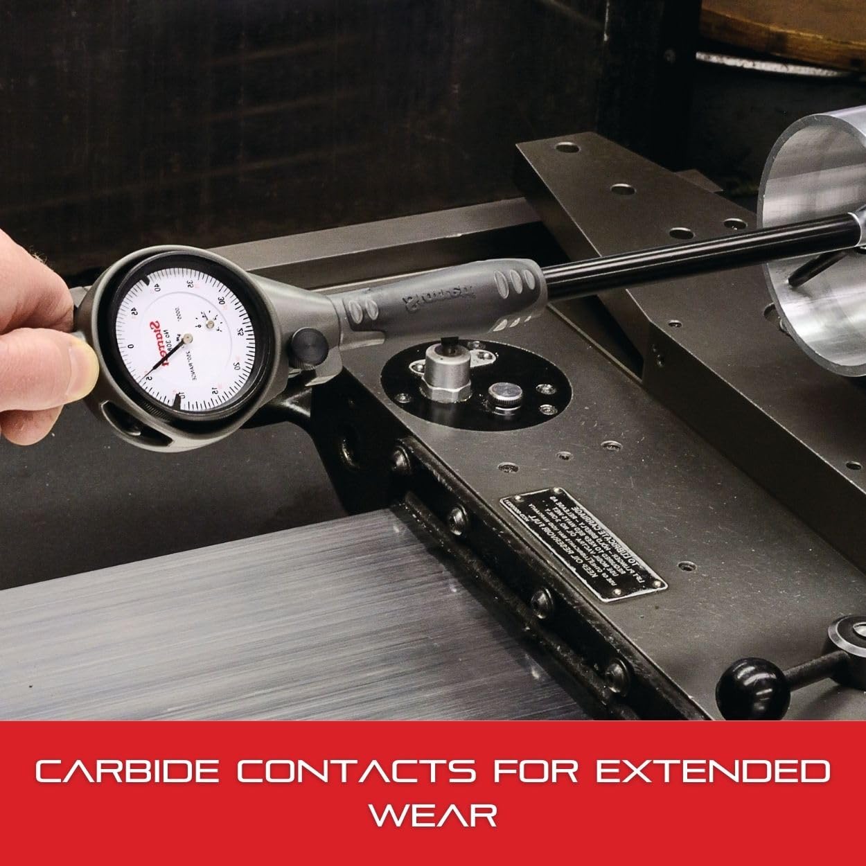 Starrett 3089Z-131-1424J: calibre de orificio de esfera, 4 "-2,4" rango, 0,0005" graduaciones, profundidad de medición aproximada: 6"