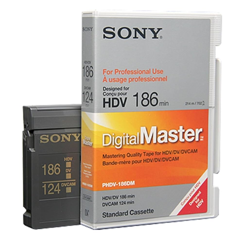 DVCAMテープ PHDV-186DM/2 10本セット （SONY製・スタンダード）