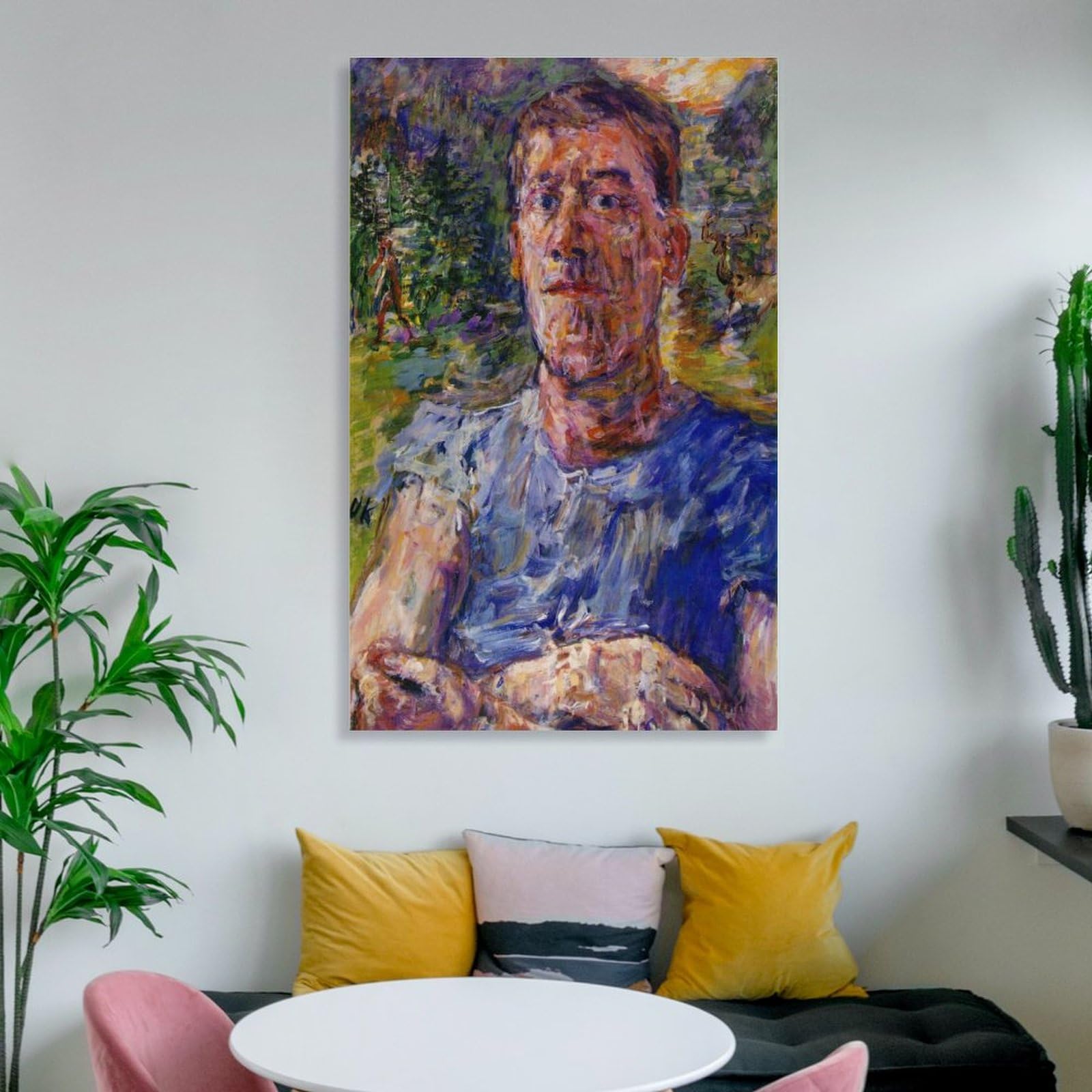 Amazon.com: QINGYUAN Oskar Kokoschka Self Portrait of A Degenerate