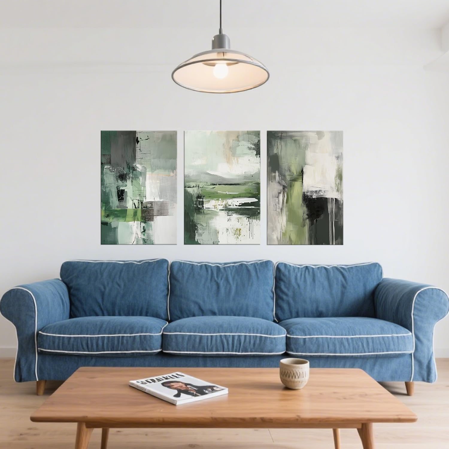 3 Piece Abstract Wall Art(Abstract-3,16x24inchx3 Pieces (40x60cmx3 Pieces)) image 5
