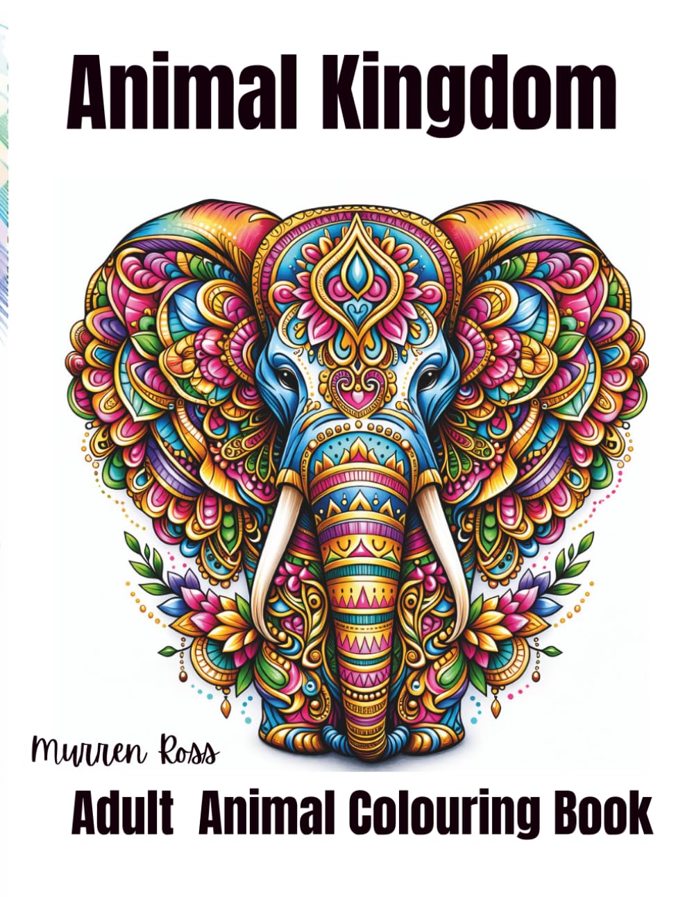 Animal Kingdom Adult Colouring In Book of Animals