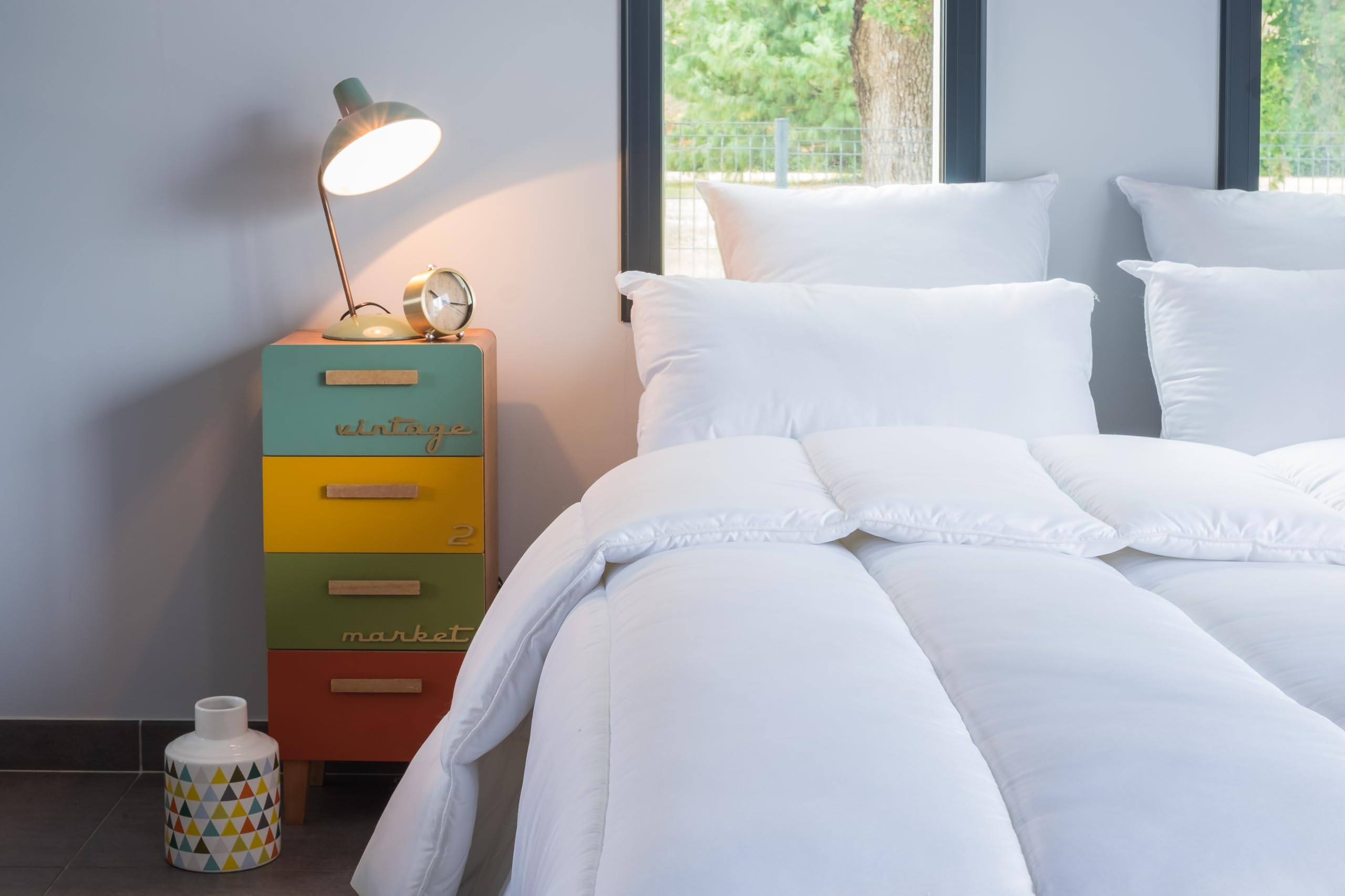 Blanrêve - Piumino Comfort - Sintetico e ipoallergenico - Temperato 300g/m² - 140X200 cm, letto di 90 cm